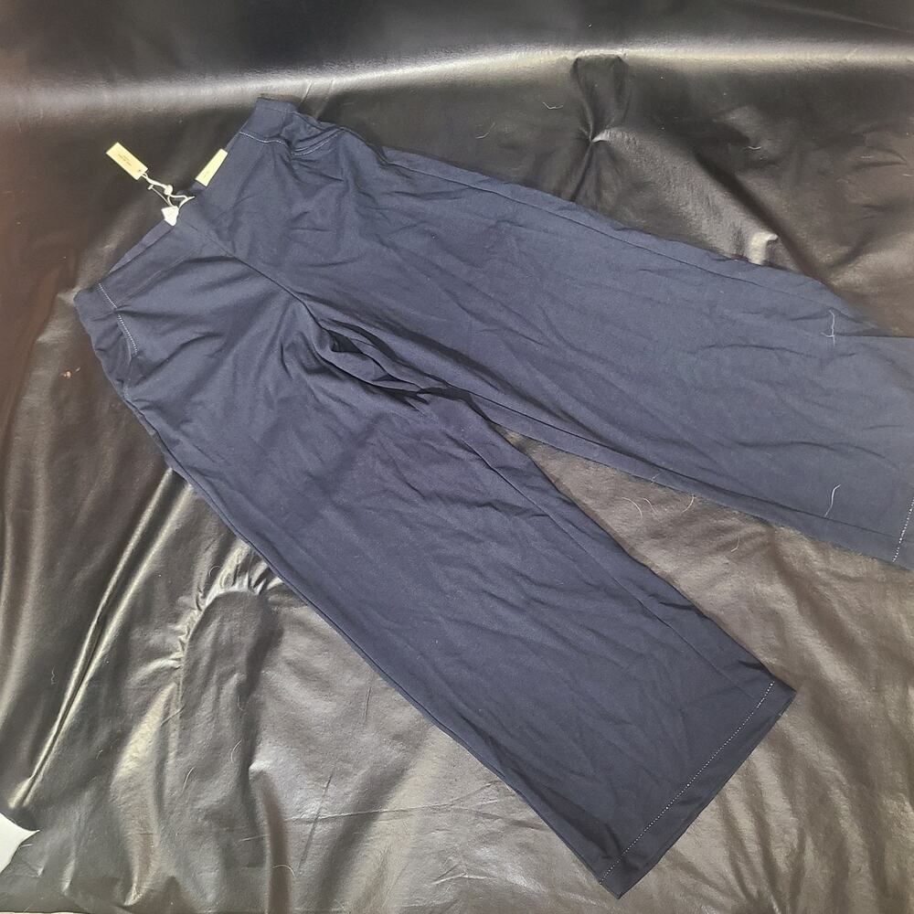 NWT Max Studio London Navy Blue White Stitch Sleep set Size XL - Picture 9 of 15
